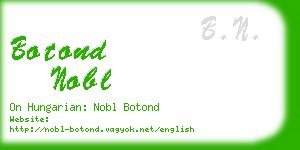 botond nobl business card